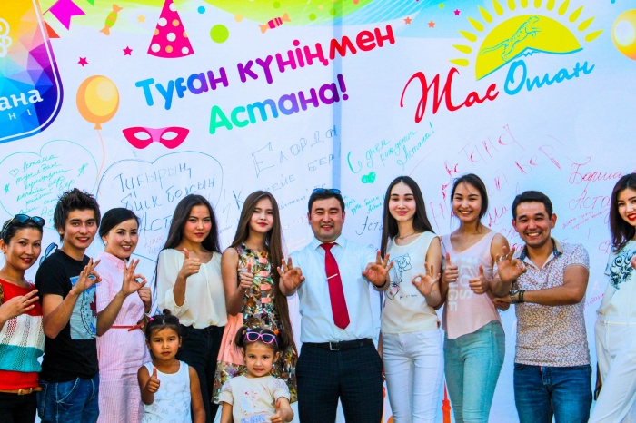 Іс-шаралар | Пресс-релиздер: Шымкентте Астана күніне орай «Туған күніңмен Астана!»  атты акция өтті.